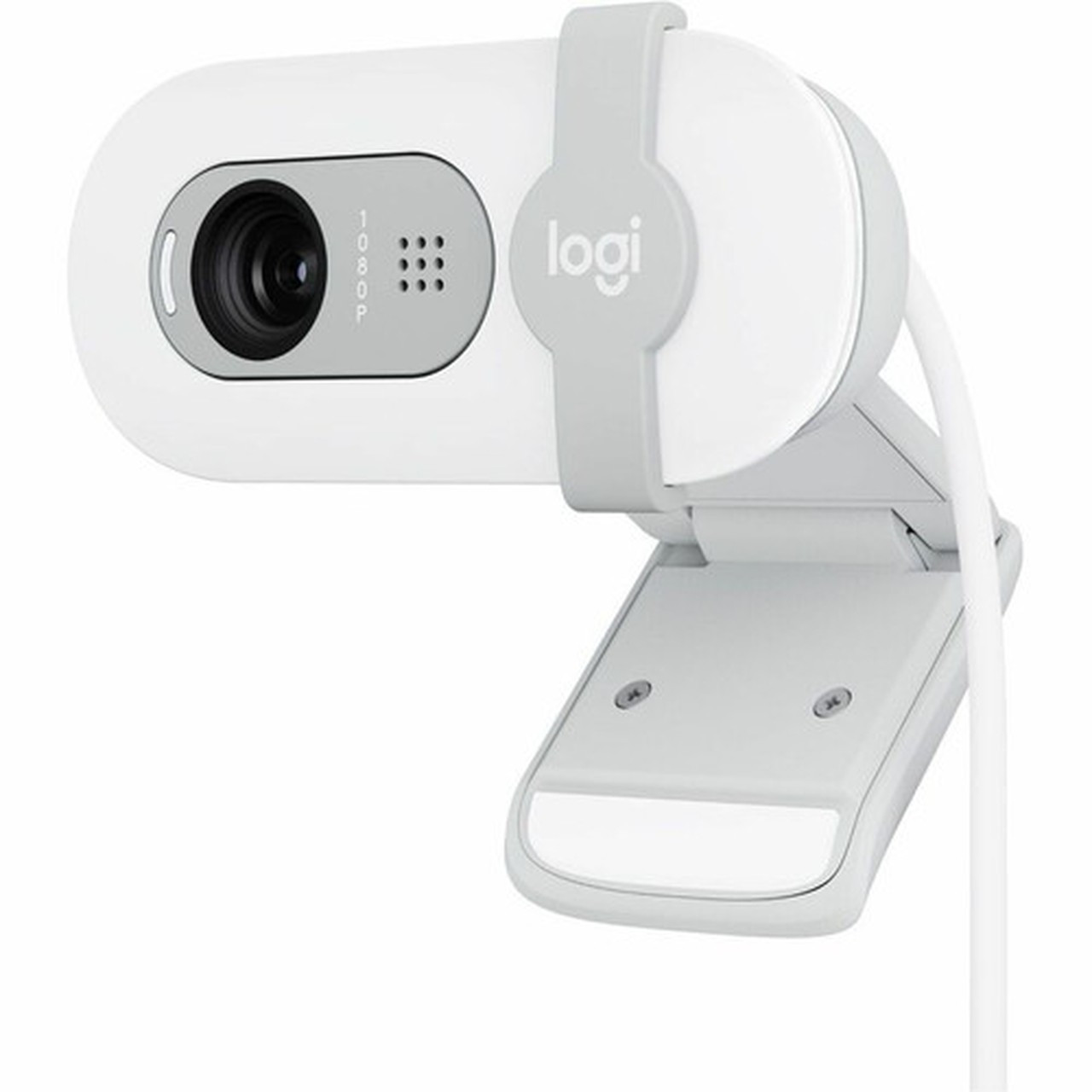 Logitech BRIO 100 Webcam - 2 Megapixel - Off White - USB Type A - 1 Packs - 1920 x 1080 Video - Fixed Focus - 58deg Angle - - 960-001616