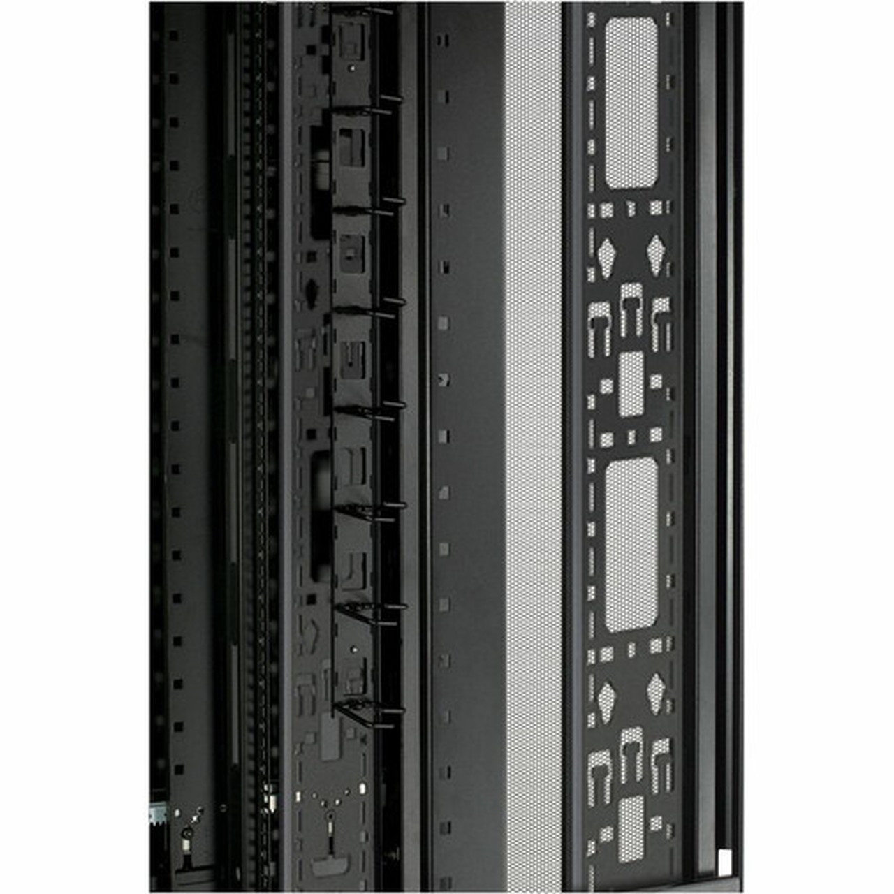 APC NetShelter SX 42U Vertical PDU Mount and Cable Organizer - Cable Manager - Black - 0U Rack Height AR7502