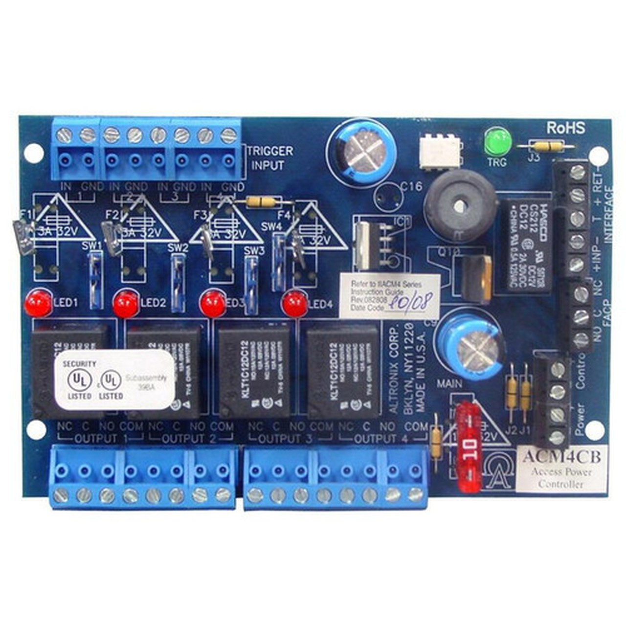 Altronix ACM4CB Power Module ACM4CB