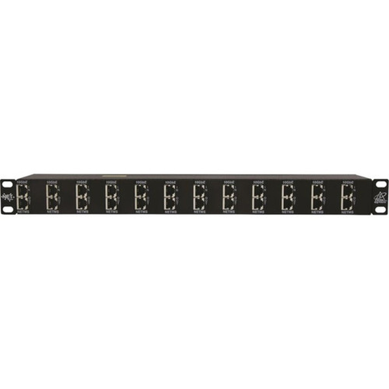 DITEK Rack Mount Network Surge Protector - PoE Gigabit Ethernet - TAA Compliant DTK-RM12NETS