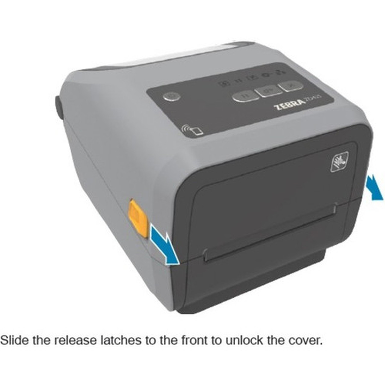 Zebra ZD421c Desktop Thermal Transfer Printer - Monochrome - LabelReceipt Print - USB - USB Host - Bluetooth - Near Field NFC - US ZD4A043-C01M00EZ