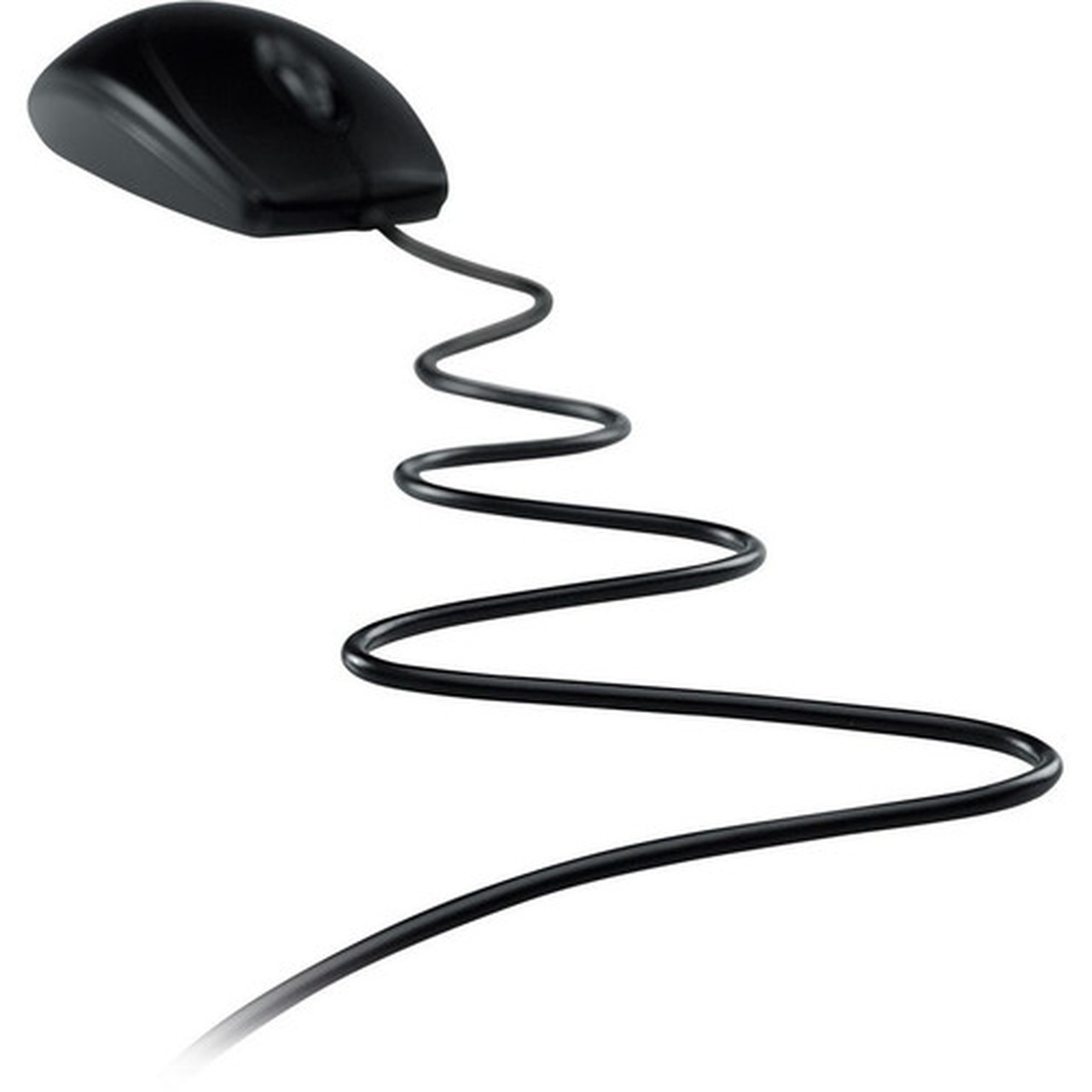 CHERRY WheelMouse Optical - Optical - Cable - Black - USB PS2 - 1000 dpi - Scroll Wheel - 3 Buttons - Symmetrical M-5450
