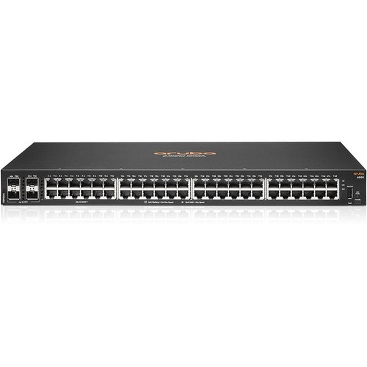 Aruba 6000 48G 4SFP Switch - 48 Ports - Manageable - Gigabit Ethernet - 101001000Base-T 1000Base-X - 3 Layer Supported - Modular - R8N86AABA