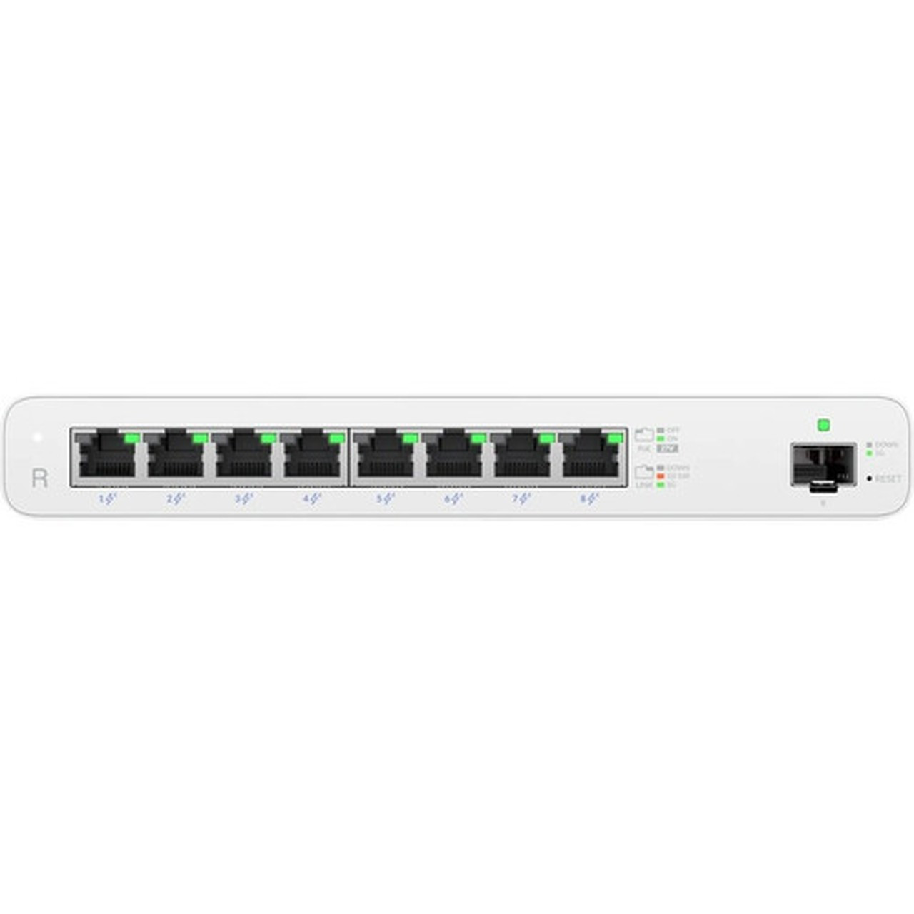 Ubiquiti UISP-R Ethernet Switch - 8 Ports - Manageable - Gigabit Ethernet - 101001000Base-T 1001000Base-X - 2 Layer Supported - - UISP-R