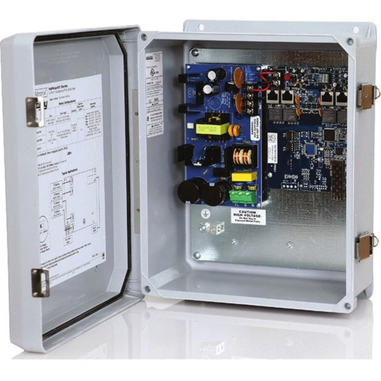 NetWay 4-Port PoE Hardened Switch - 4 Ports - Gigabit Ethernet - 101001000Base-T 1000Base-X - 2 Layer Supported - Modular - 1 SFP NETWAY4E1WP