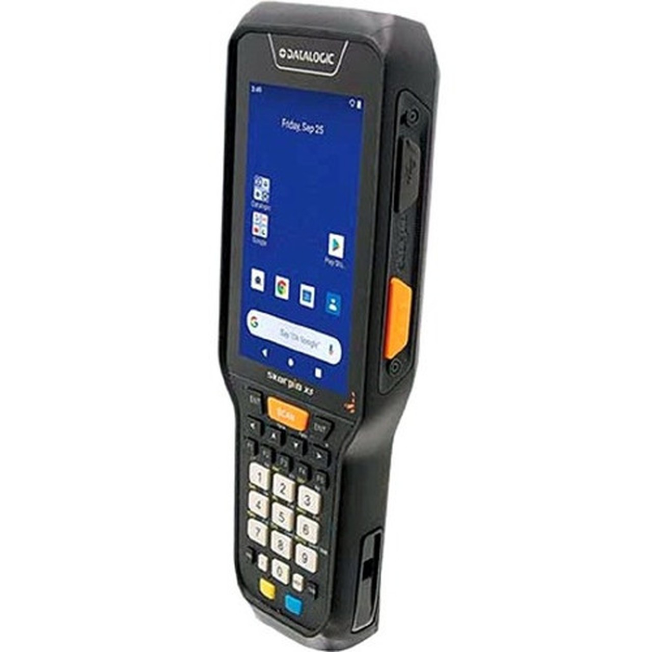 Datalogic Skorpio X5 Handheld Terminal - 3 GB RAM - 32 GB Flash - 43 Numeric Keyboard - Android 10 - Wireless LAN - Bluetooth - 943500001