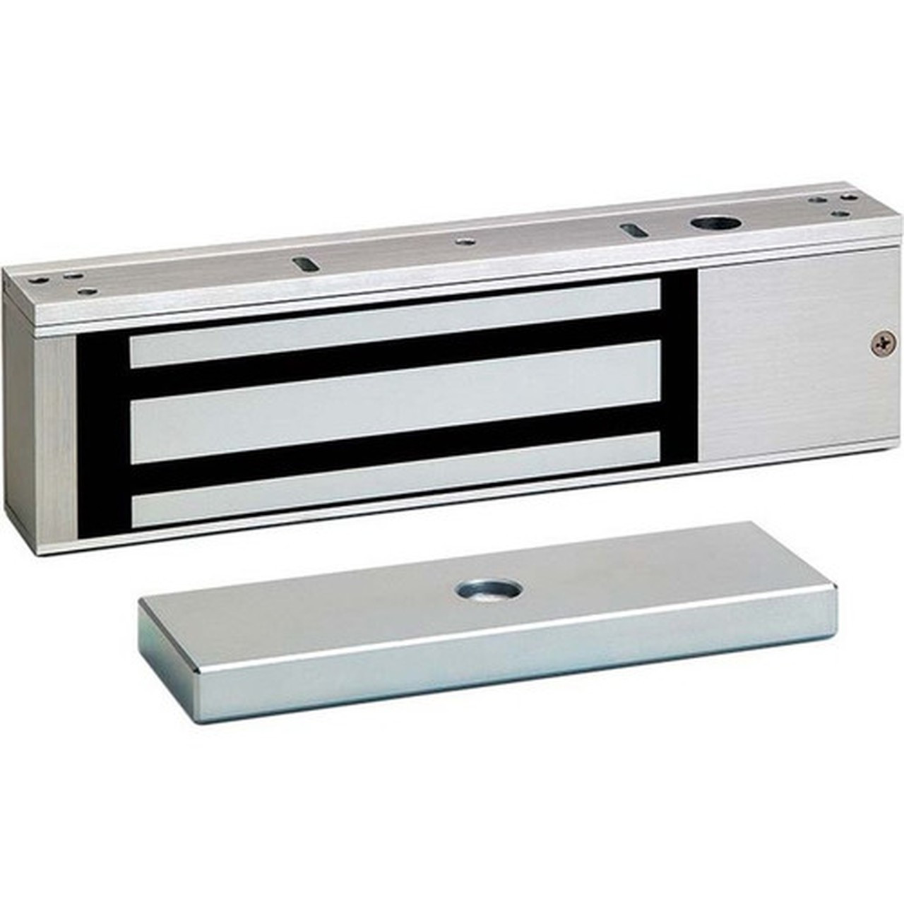 SDC E1200 Magnetic Lock - 12 V DC 24 V DC - 54431 kg Holding Force - Anodized Aluminum E1200