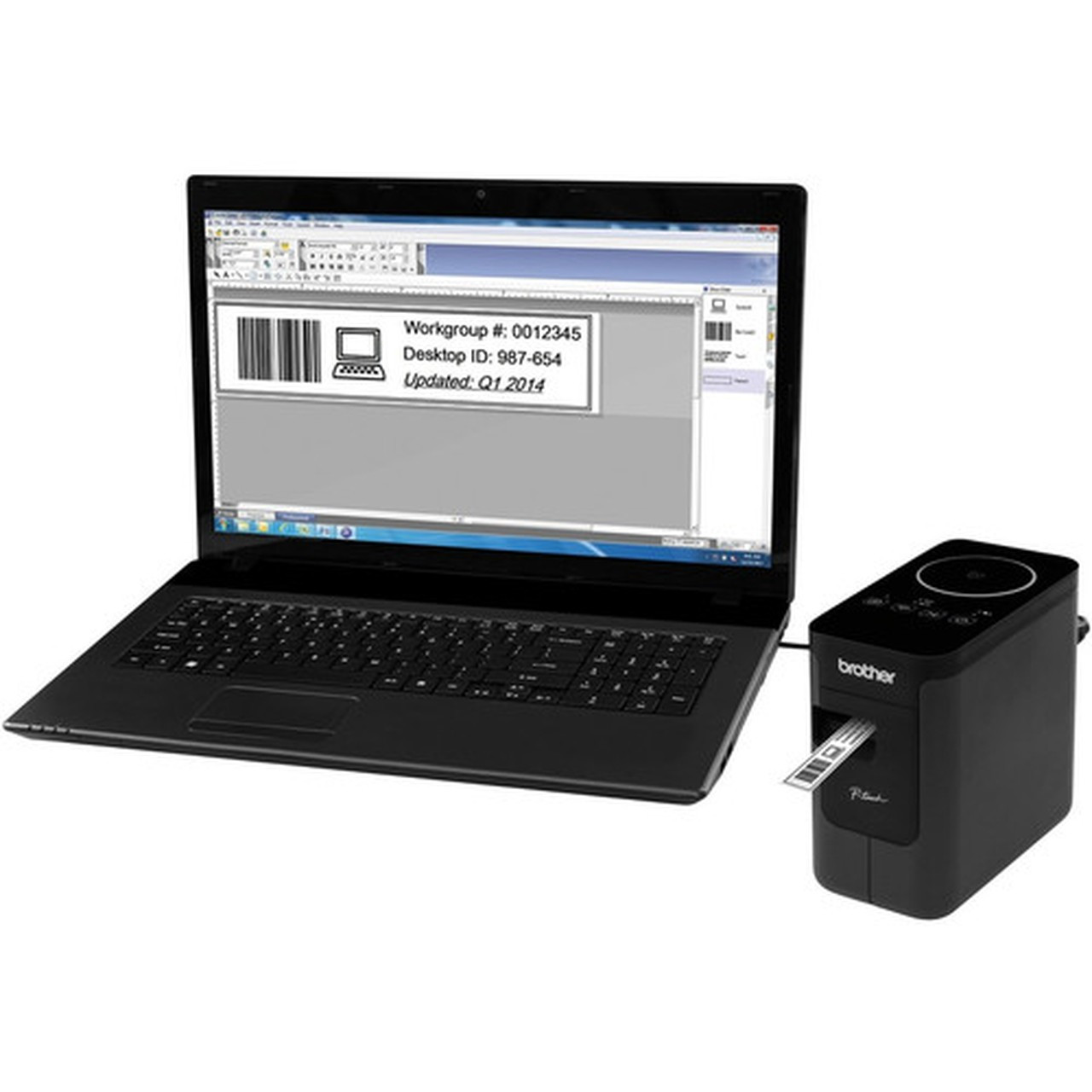 Brother P-touch PT-P750w Desktop Thermal Transfer Printer - Color - Label Print - USB - With Cutter - 094 Print Width - 30 mms Mono PTP750W