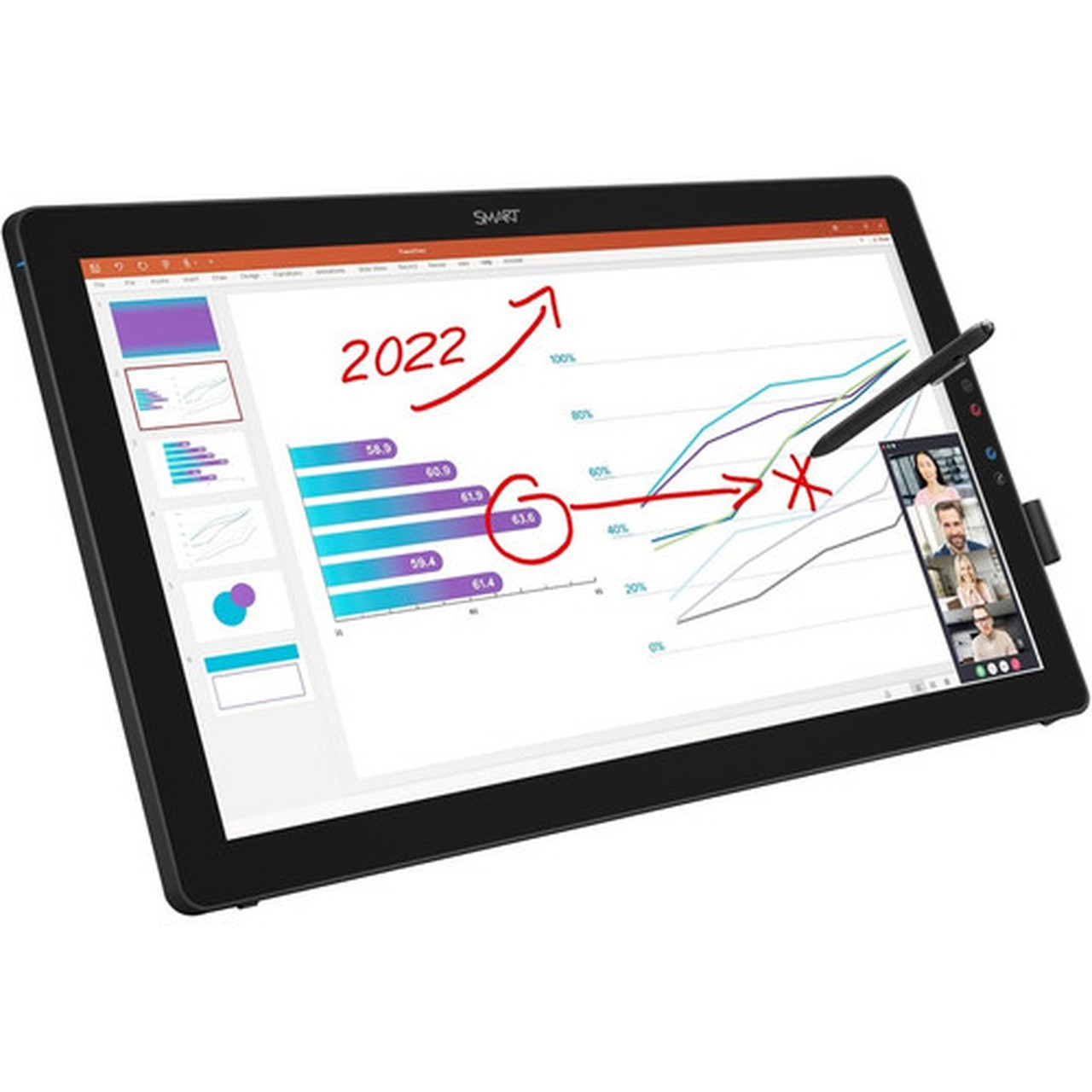SMART Podium Interactive Pen Display SP624P with SMART Meeting Pro - 24 LCD - Touchscreen SP624P