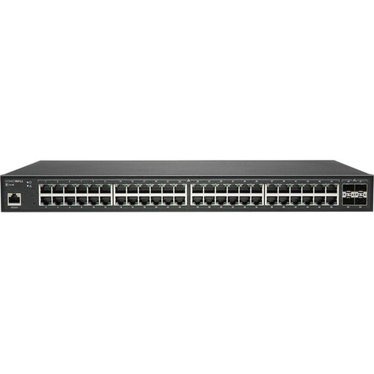 SonicWall Switch SWS14-48 - 52 Ports - Manageable - TAA Compliant - 2 Layer Supported - Modular - 54 W Power Consumption - Optical - - 02-SSC-2465