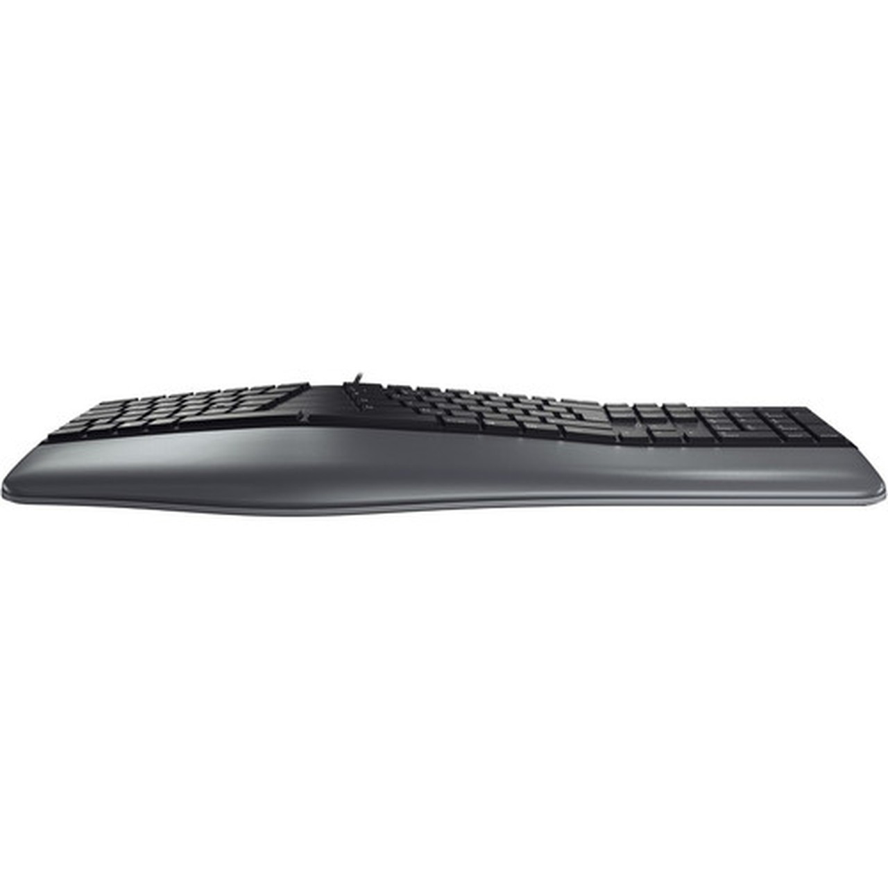 CHERRY ERGO KC 4500 Keyboard - Cable Connectivity - USB Interface - 109 Key - English US - QWERTZ Layout - Computer - Windows - JK-4500EU-2
