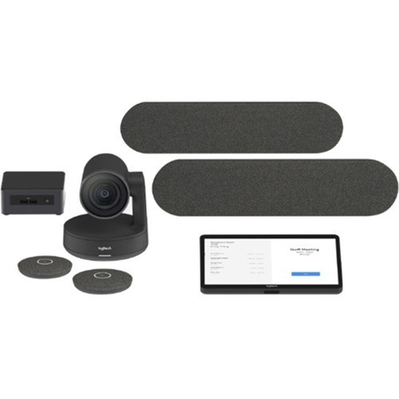 Logitech Large Room Solution - For Video Conferencing - 3840 x 2160 Video Live - 4K - 30 fps - 1 x Network RJ-45 - USB - Gigabit - TAPRAPMSTINT