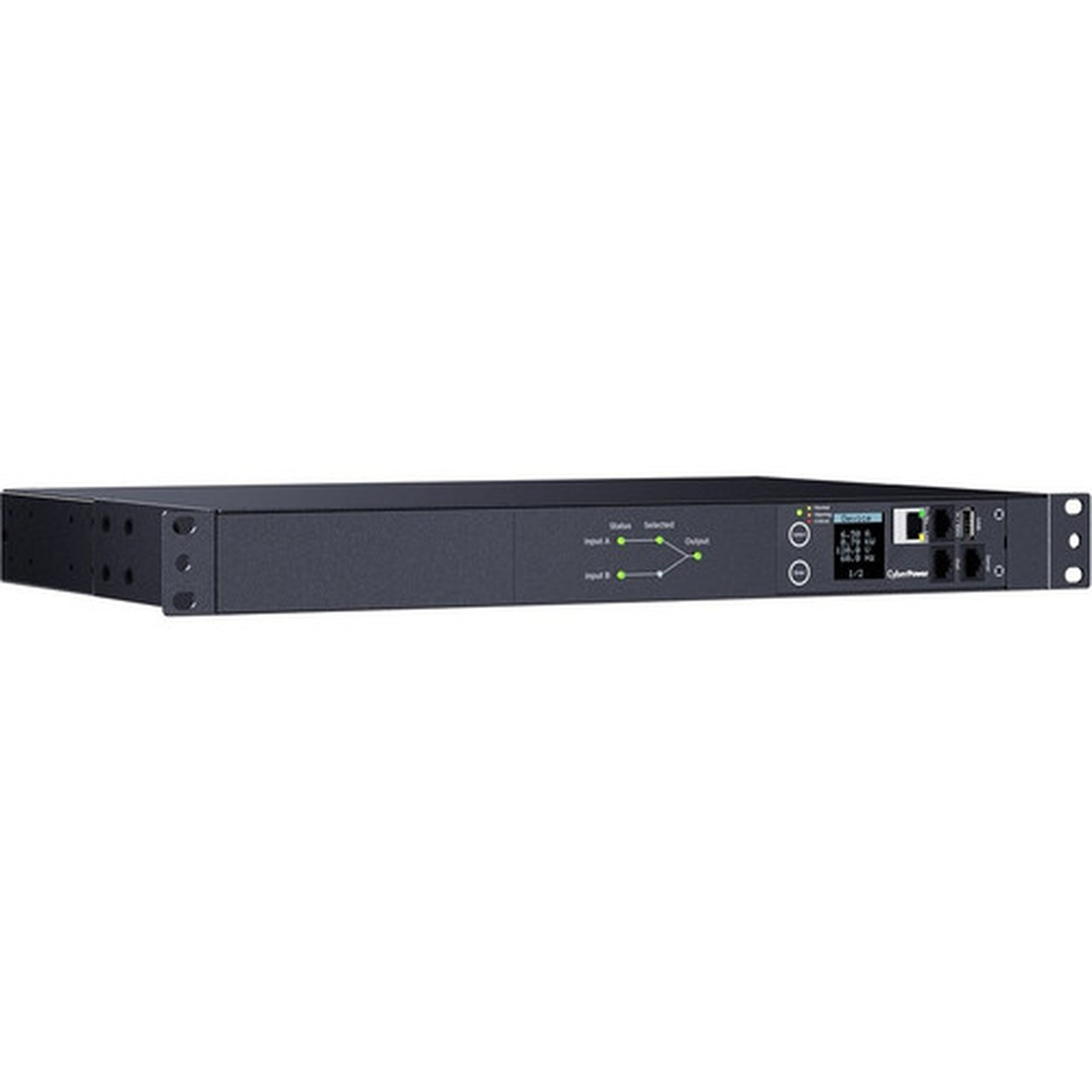 CyberPower Switched ATS PDU PDU44001 10-Outlets PDU - Switched - NEMA 5-15P - 10 x NEMA 5-15R - 120 V AC - Network RJ-45 - 1U - - PDU44001