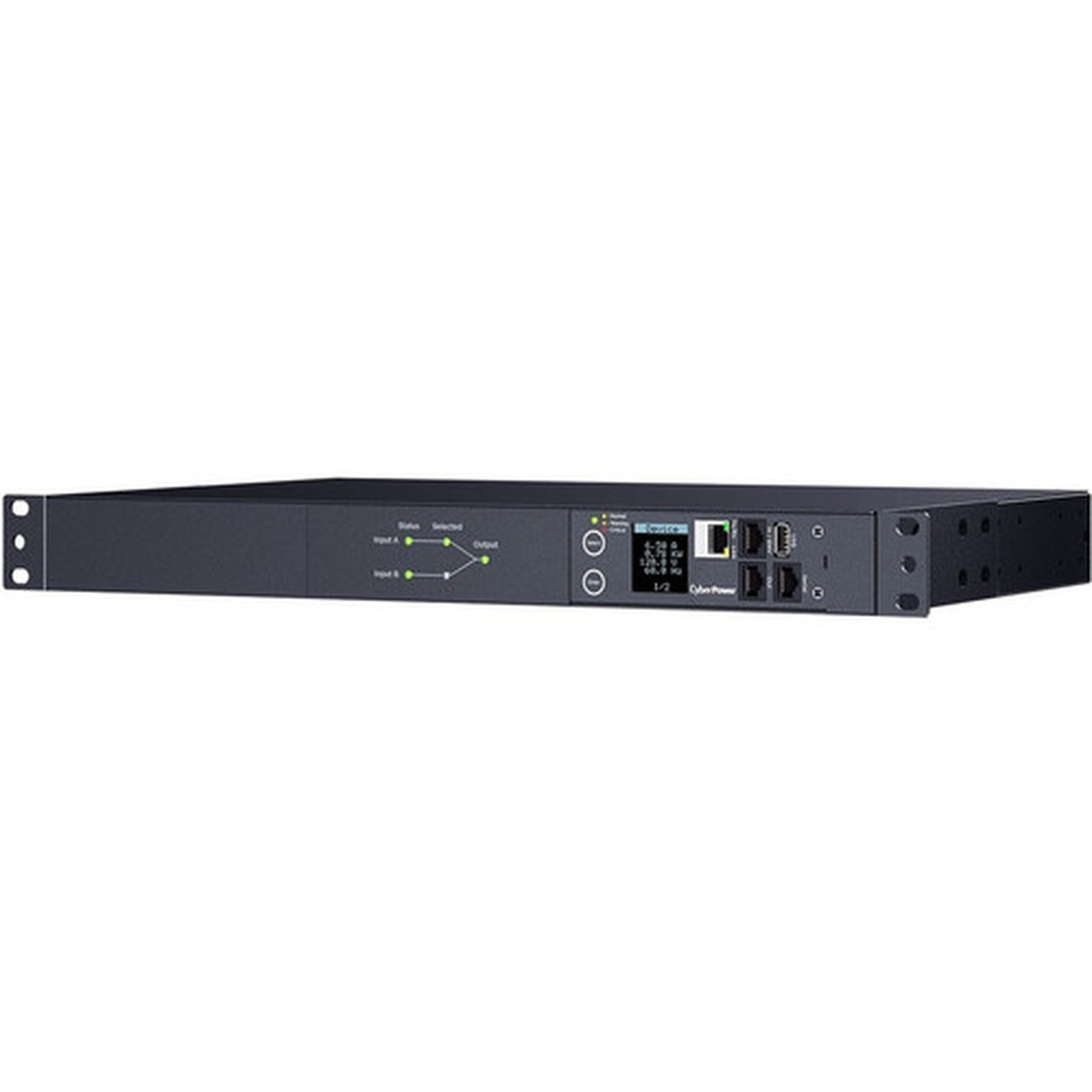 CyberPower Switched ATS PDU PDU44001 10-Outlets PDU - Switched - NEMA 5-15P - 10 x NEMA 5-15R - 120 V AC - Network RJ-45 - 1U - - PDU44001