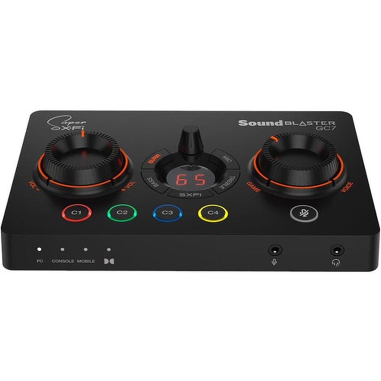 Sound Blaster Sound BlasterX GC7 External Sound Box - 24 bit DAC Data Width - 71 Sound Channels - External - USB Type C - 3 Byte 192 70SB185000000