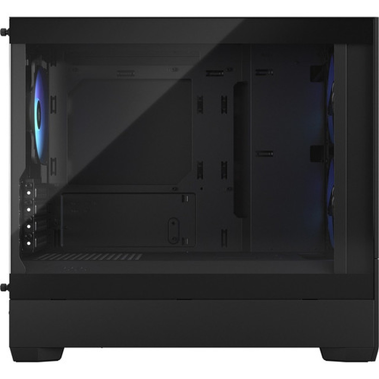 Fractal Design Pop Mini Air Computer Case - Mid-tower - Black - Steel Tempered Glass - 8 x Bay - 3 x 472 120 mm x Fans - 0 - - FD-C-POR1M-06