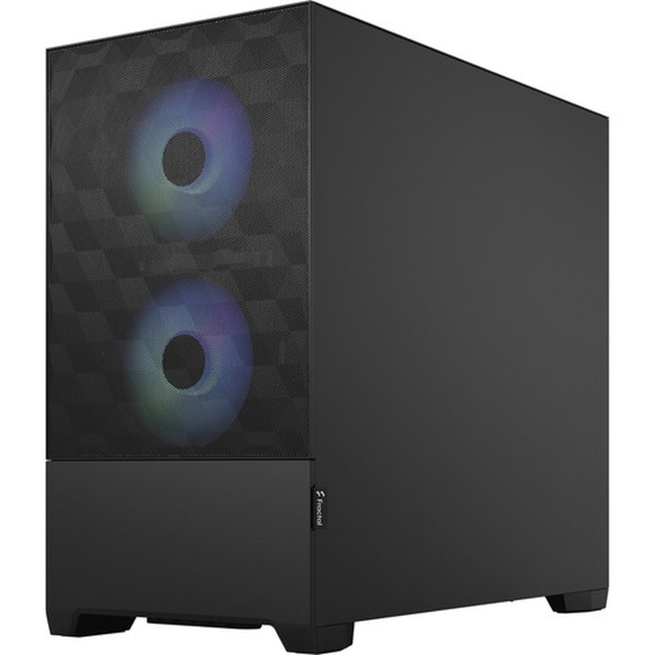 Fractal Design Pop Mini Air Computer Case - Mid-tower - Black - Steel Tempered Glass - 8 x Bay - 3 x 472 120 mm x Fans - 0 - - FD-C-POR1M-06