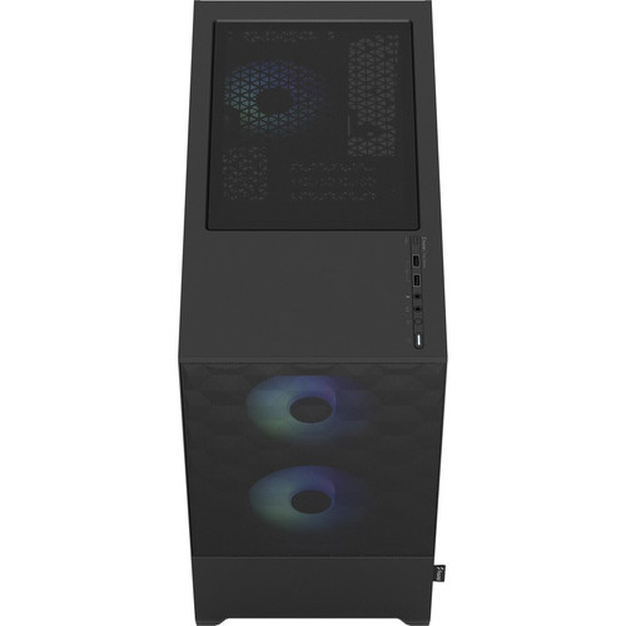 Fractal Design Pop Mini Air Computer Case - Mid-tower - Black - Steel Tempered Glass - 8 x Bay - 3 x 472 120 mm x Fans - 0 - - FD-C-POR1M-06