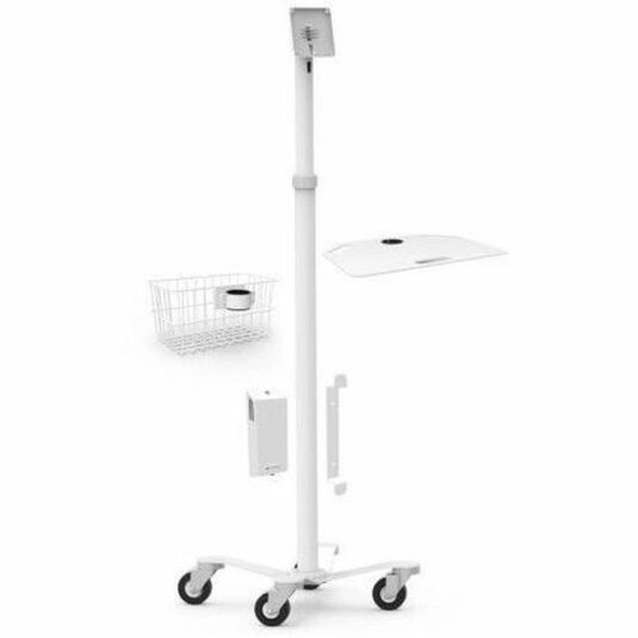MacLocks Lockable Utility Box w Cord Management Cleat - White - White RF03SPBW