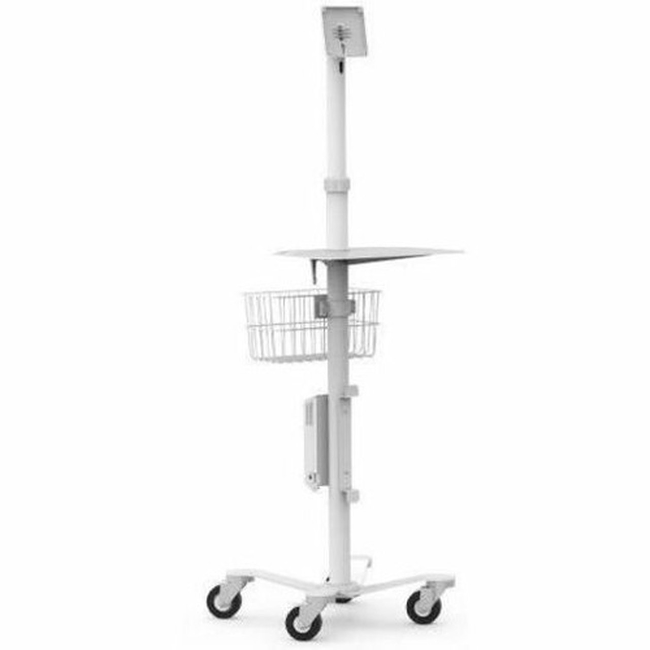 MacLocks Lockable Utility Box w Cord Management Cleat - White - White RF03SPBW