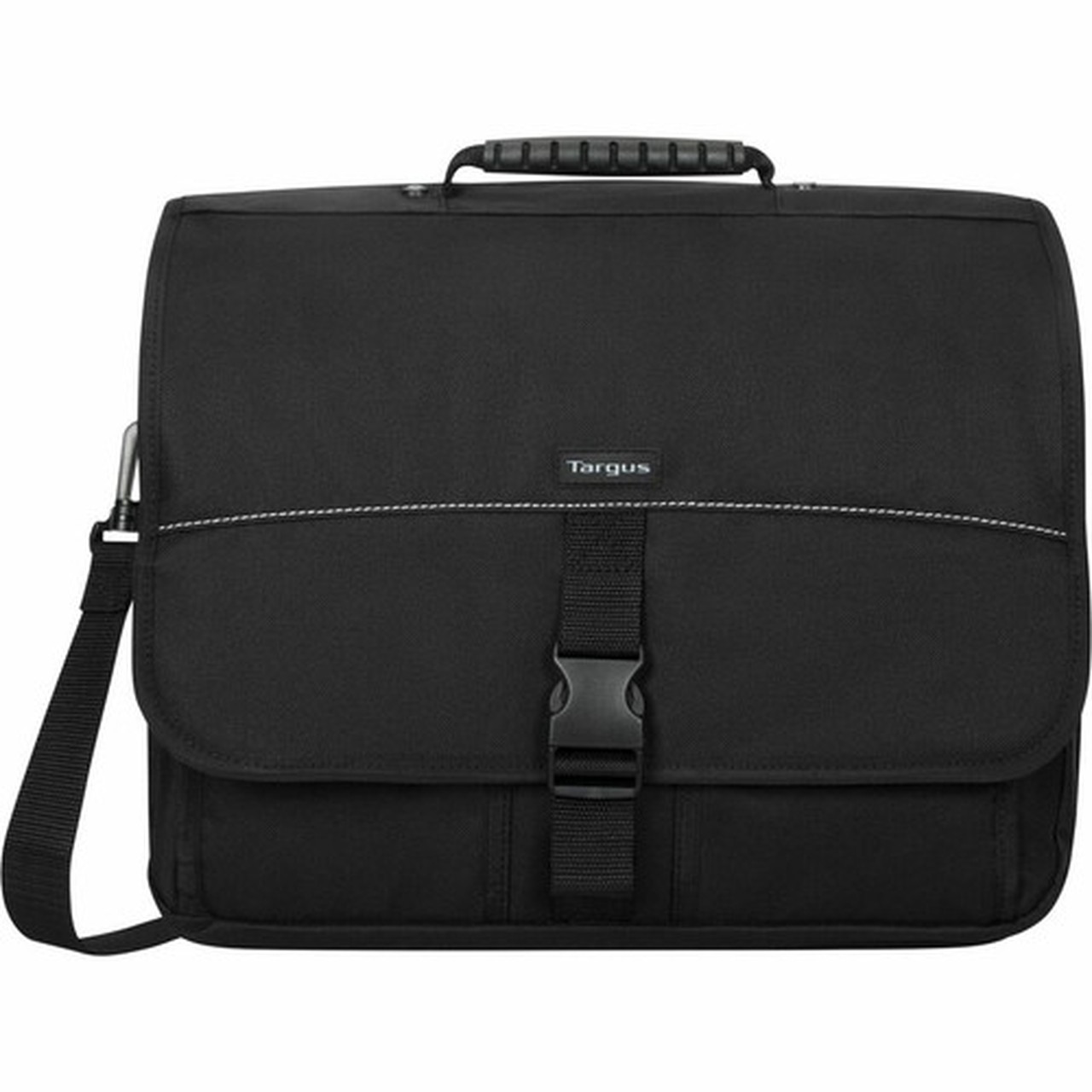 Targus TCM004US Carrying Case Messenger for 156 Notebook - Black - Polyester Body - Handle Shoulder Strap - 1275 32385 mm x TCM004US