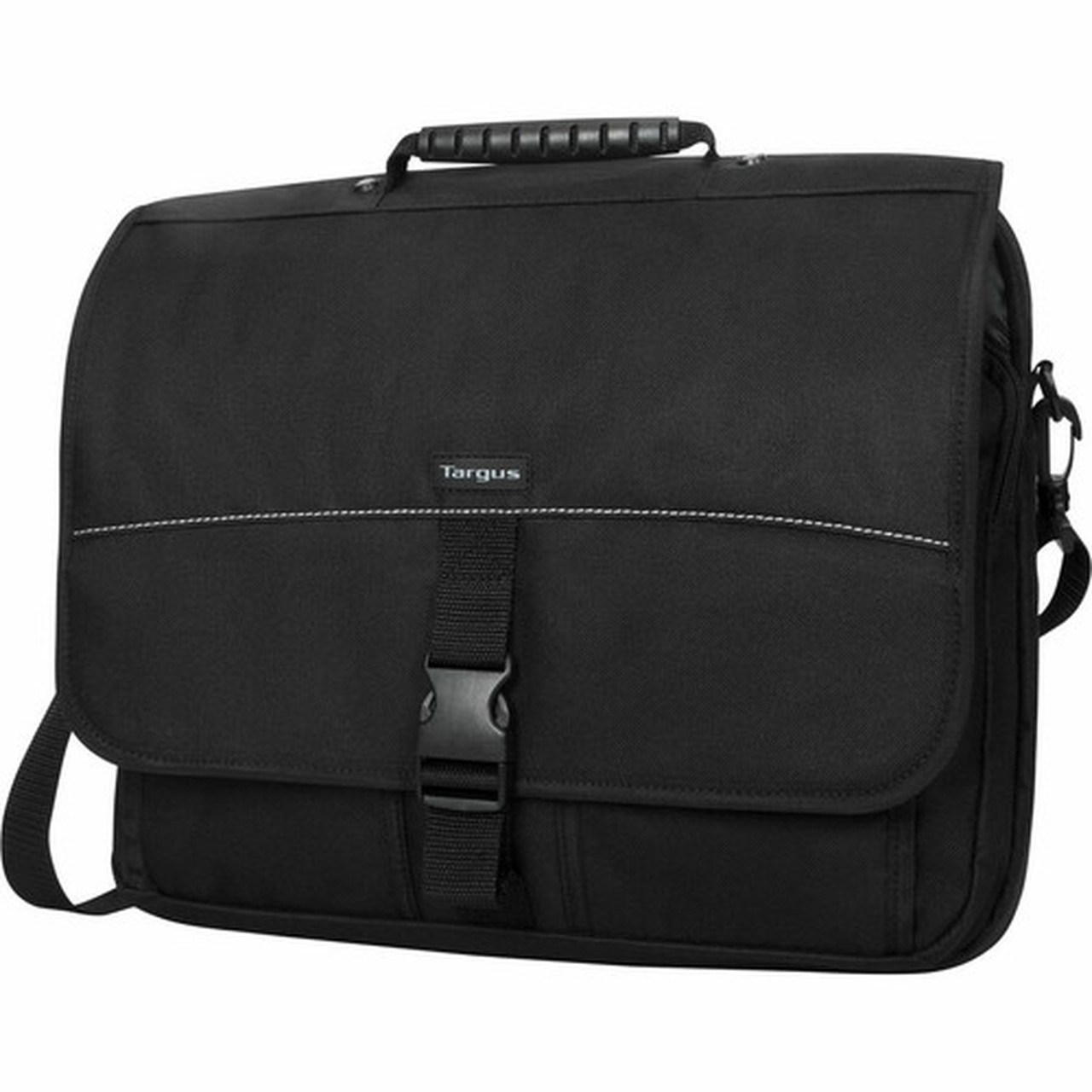 Targus TCM004US Carrying Case Messenger for 156 Notebook - Black - Polyester Body - Handle Shoulder Strap - 1275 32385 mm x TCM004US
