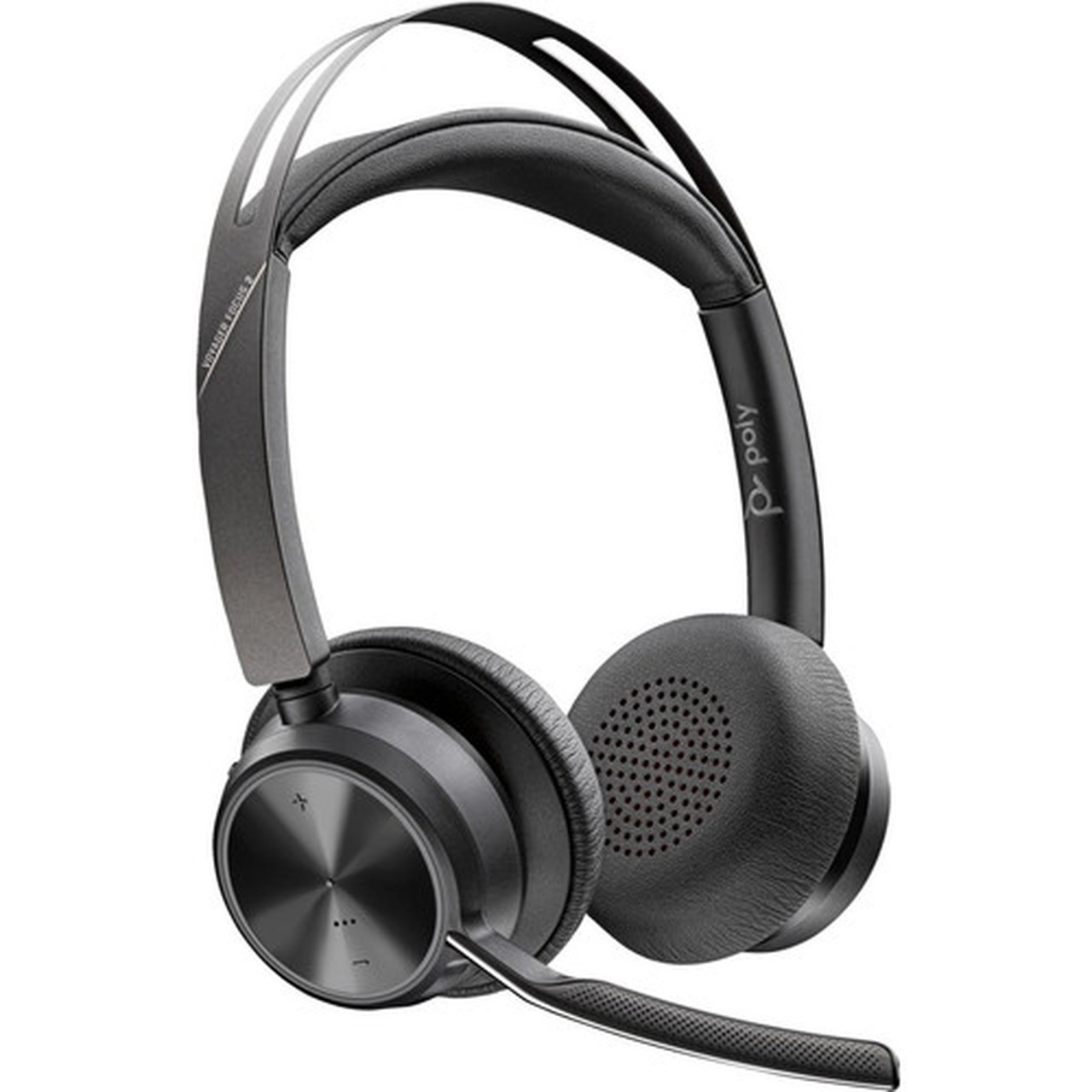 Poly Voyager Focus 2 USB-C Headset - Siri Google Assistant - Stereo - USB Type C Micro USB - WiredWireless - Bluetooth - 300 ft - - 76U47AA