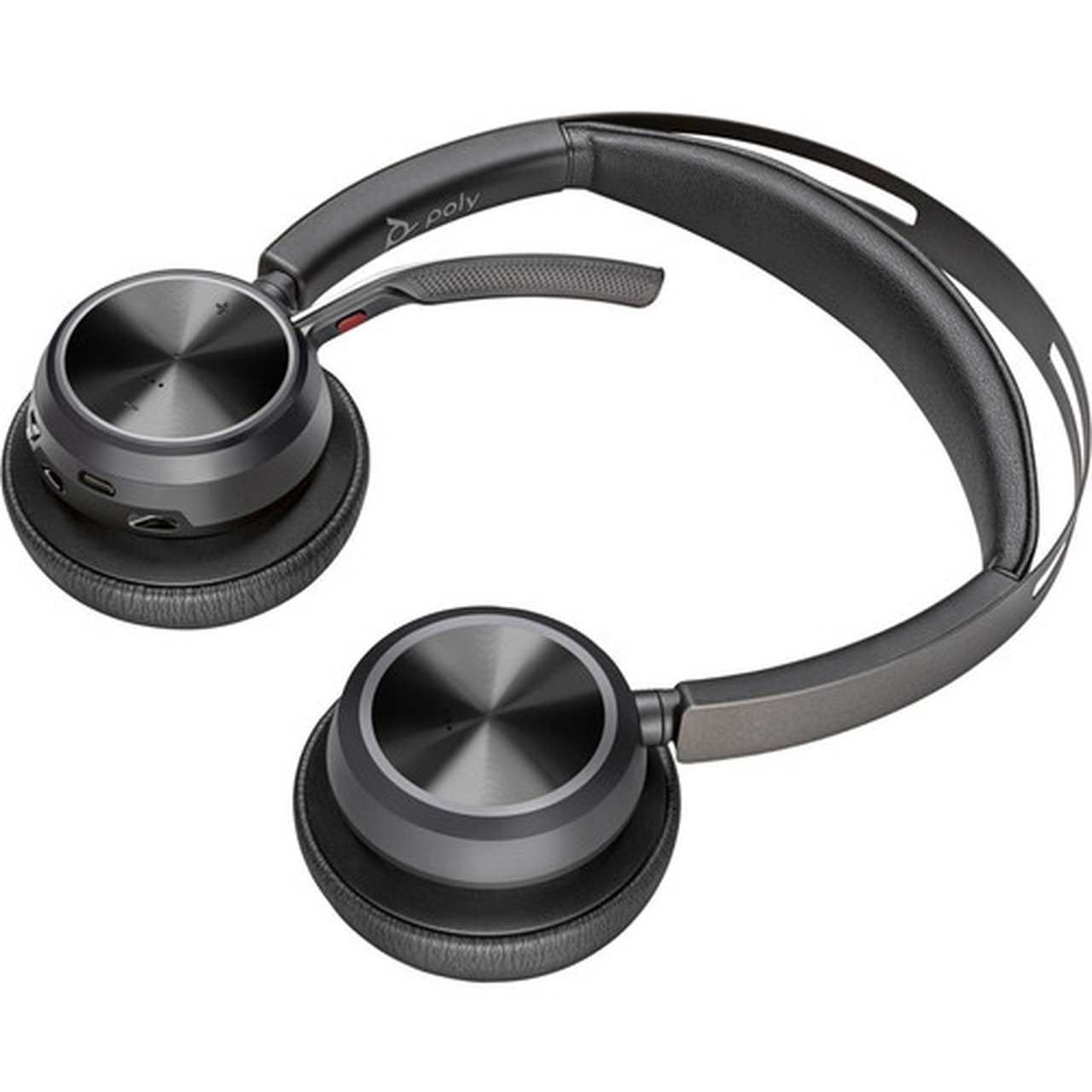 Poly Voyager Focus 2 USB-C Headset - Siri Google Assistant - Stereo - USB Type C Micro USB - WiredWireless - Bluetooth - 300 ft - - 76U47AA