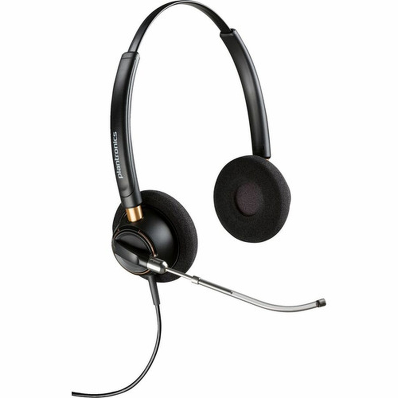 Poly EncorePro 520V Voice Tube Microphone with Quick Disconnect Binaural Headset TAA - Stereo - Mini-phone 35mm - Wired - 20 Hz - - 783P8AAABA