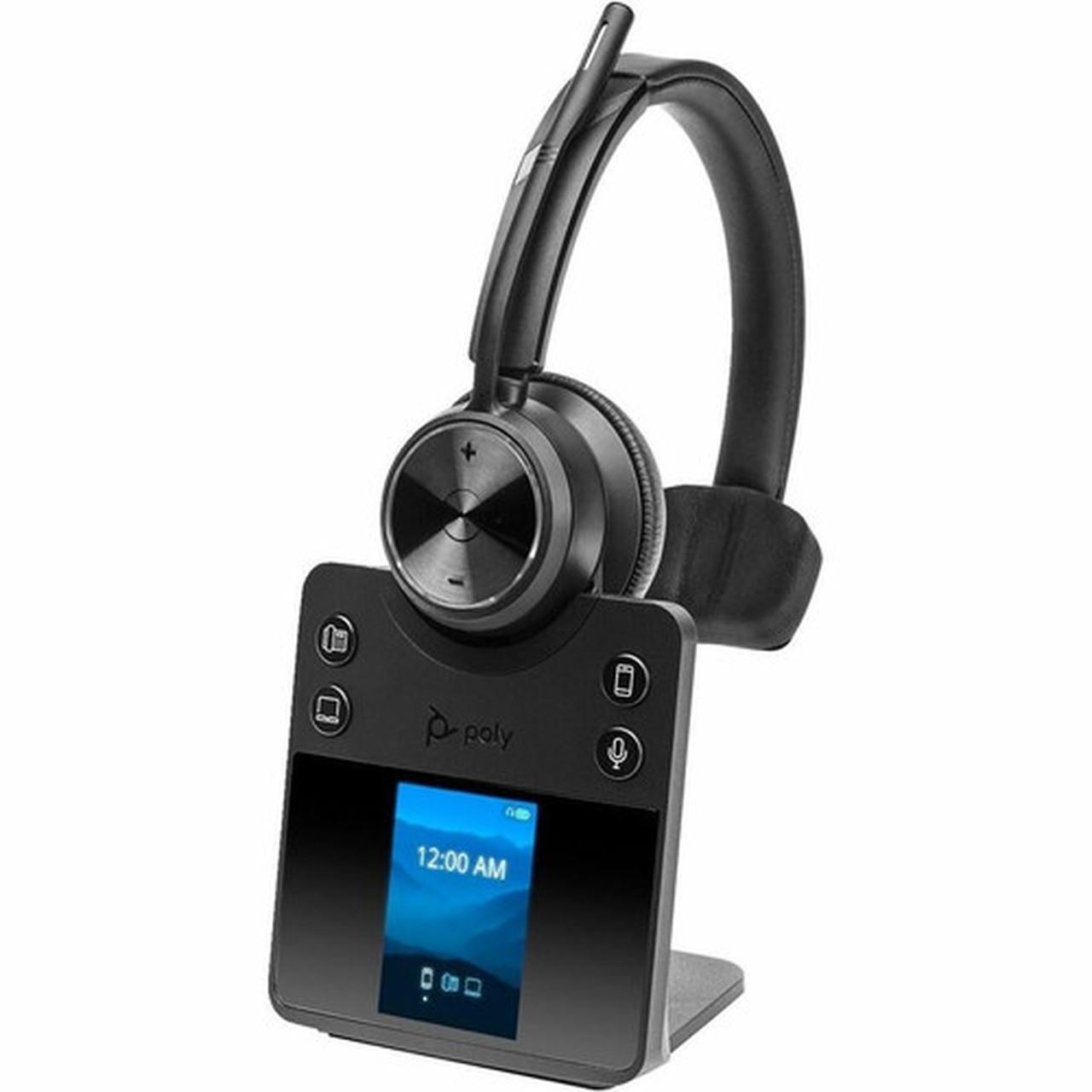 Poly Savi 7400 Office 7410 Headset - Mono - Wireless - DECT 60 - 5906 ft - 20 Hz - 20 kHz - Over-the-head - Monaural - Supra-aural - 8L7D5AAABA