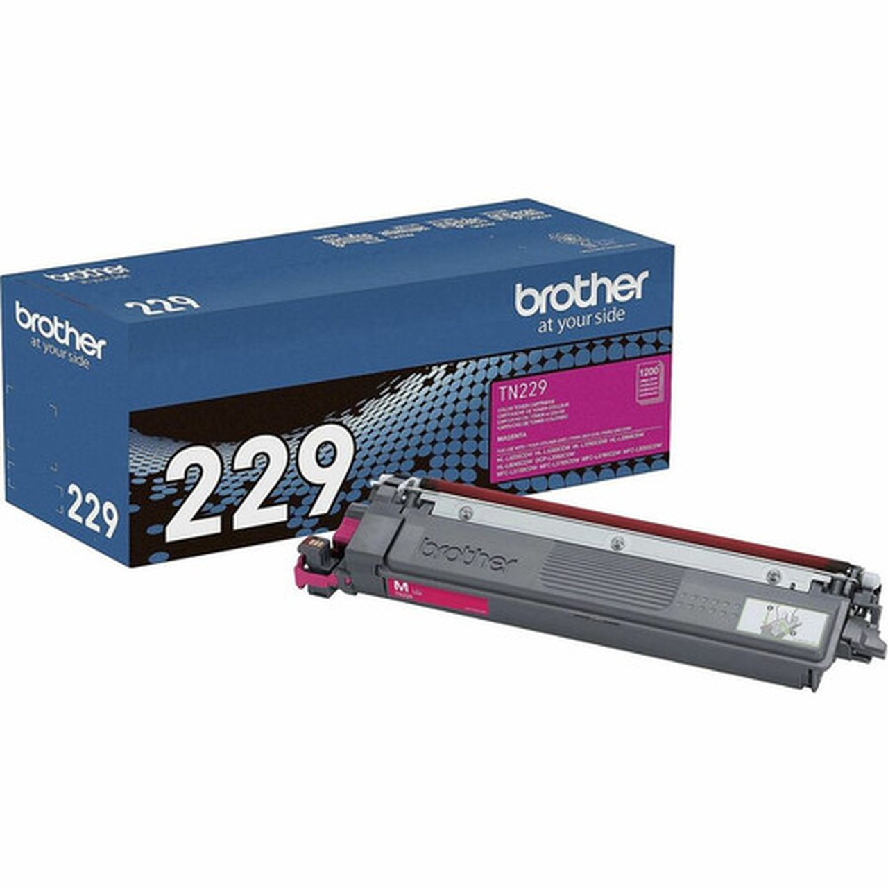 Brother Original Standard Yield Laser Toner Cartridge - Magenta - 1 Each - 1200 Pages TN229M