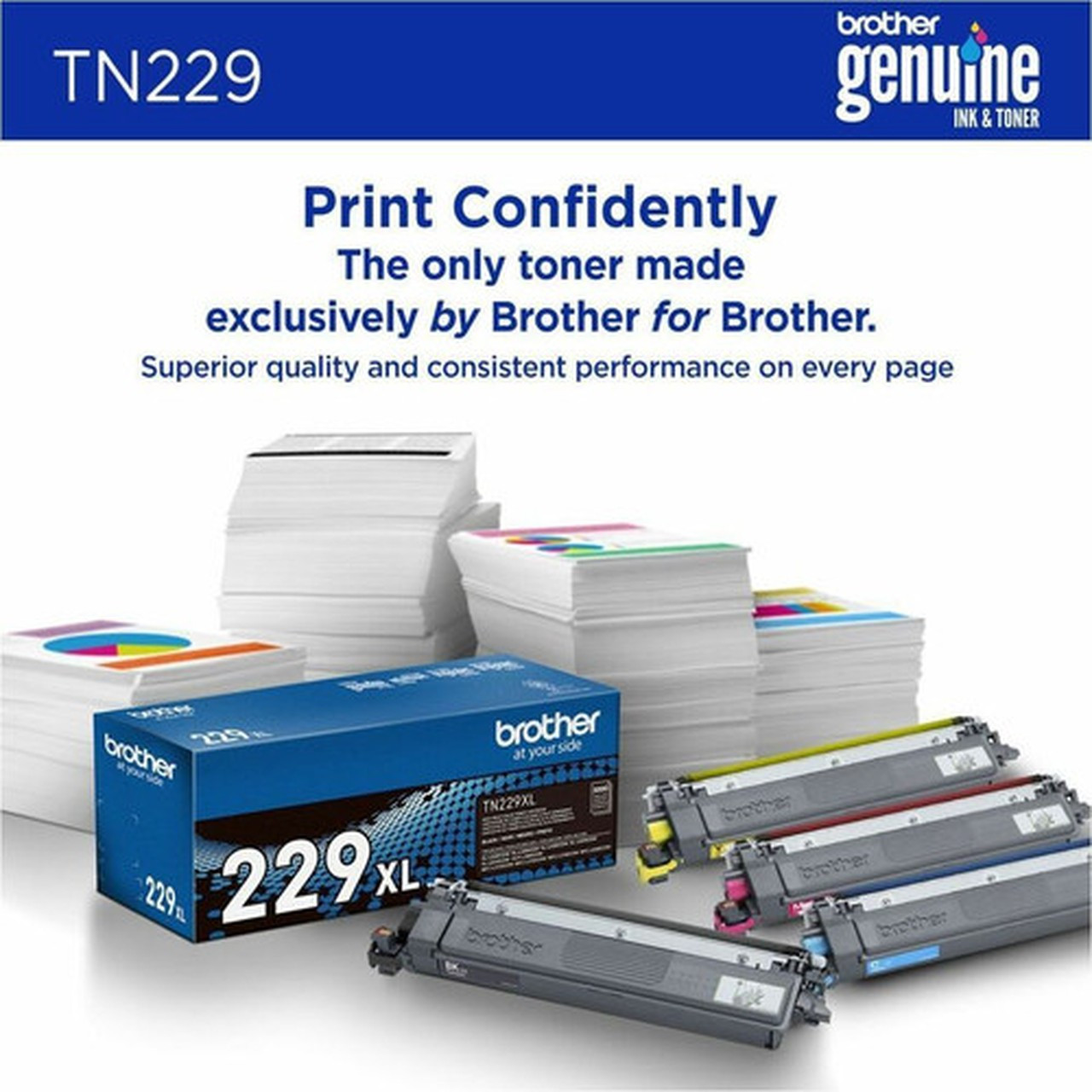 Brother Original Standard Yield Laser Toner Cartridge - Magenta - 1 Each - 1200 Pages TN229M