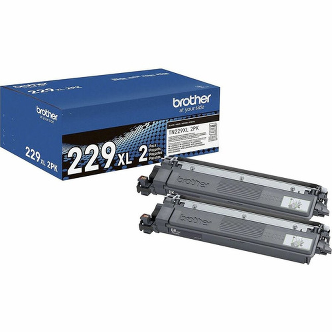 Brother Original High Yield Laser Toner Cartridge - Twin-pack - Black - 2 Pack - 3000 Pages - Black TN229XL2PK