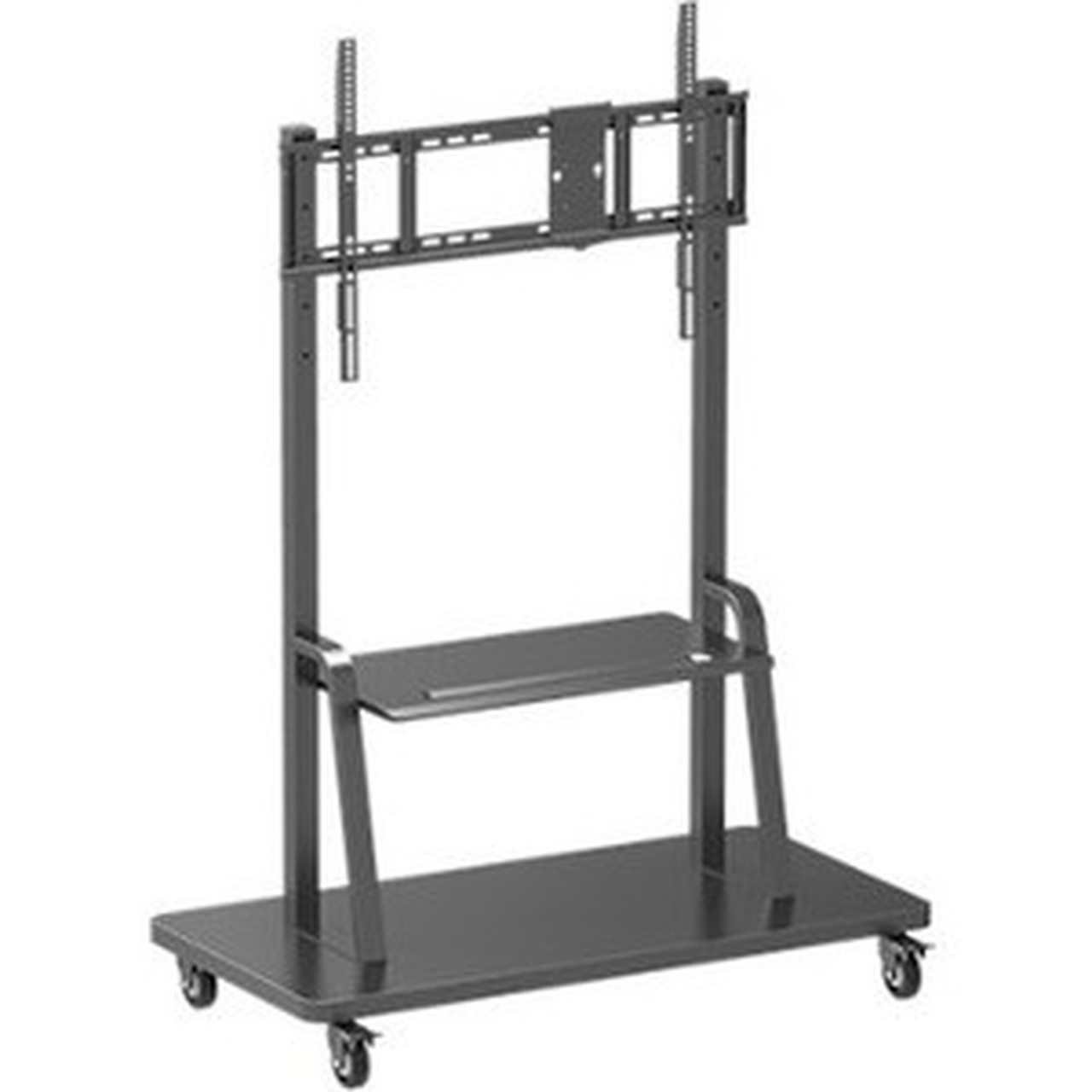 SMART Board Heavy Duty Mobile Stand for Interactive Displays - Up to 86 Screen Support - 13472 kg Load Capacity - Powder Coated - FS-SBID-200