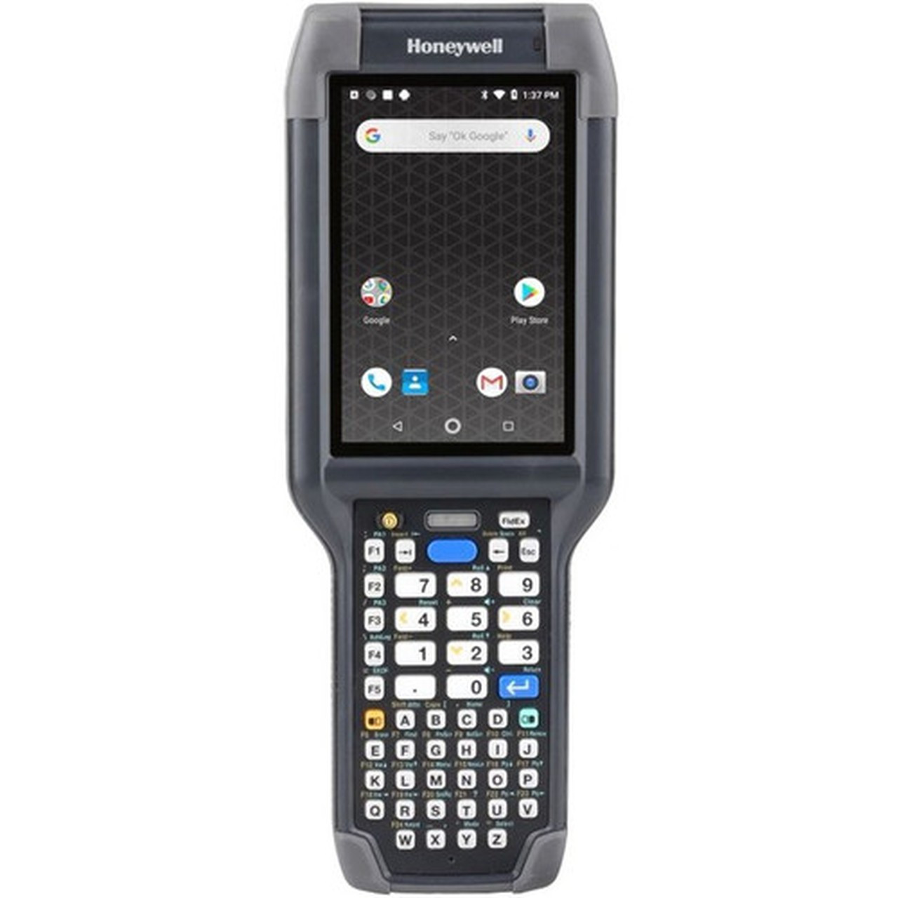 Honeywell CK65 Mobile Computer - 1D 2D - Qualcomm Snapdragon 220 GHz - 4 GB RAM - 32 GB Flash - 4 Touchscreen - LCD - Rear Numeric CK65-L0N-BLC212F