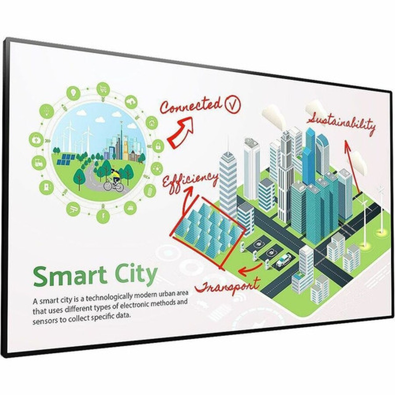 Sharp AQOUS BOARD 4WB55FT5U Collaboration Display - 55 LCD - Infrared IrDA - Touchscreen - 3840 x 2160 - LED - 270 cdm178 - - - 4WB55FT5U