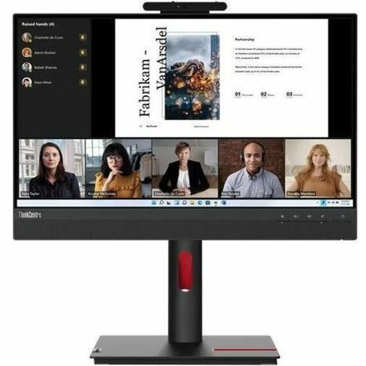 Lenovo ThinkCentre Tiny-In-One 22 Gen 5 22 Class Webcam Full HD LED Monitor - 169 - Black - 215 Viewable - In-plane Switching - - 12N9GAR1US