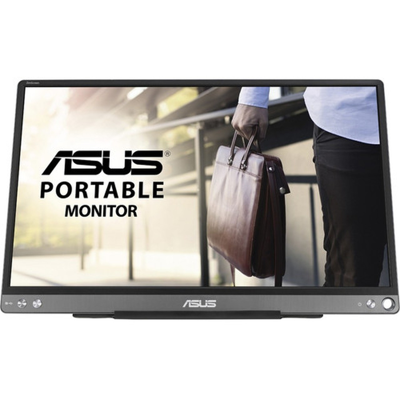 Asus ZenScreen MB16ACE 16 Class Full HD LCD Monitor - 169 - Dark Gray - 156 Viewable - In-plane Switching IPS Technology - 1920 MB16ACE