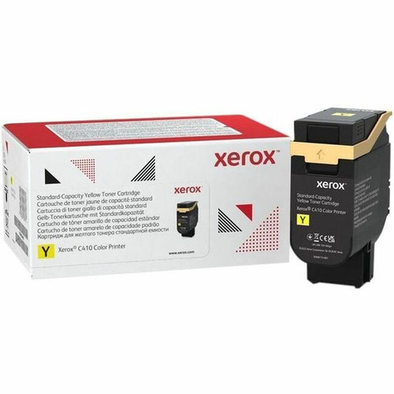 Xerox Original Standard Yield Laser Toner Cartridge - Box - Return Program - Yellow - 1 Pack - 2000 Pages 006R04680