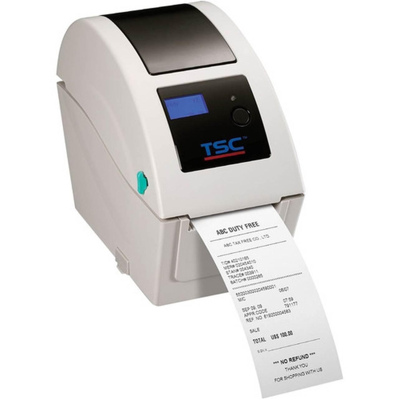 TSC Printers TDP-225 Desktop Direct Thermal Printer - Monochrome - Wall Mount - Label Print - USB - USB Host - Serial - US - Beige - - 99-039A001-0001