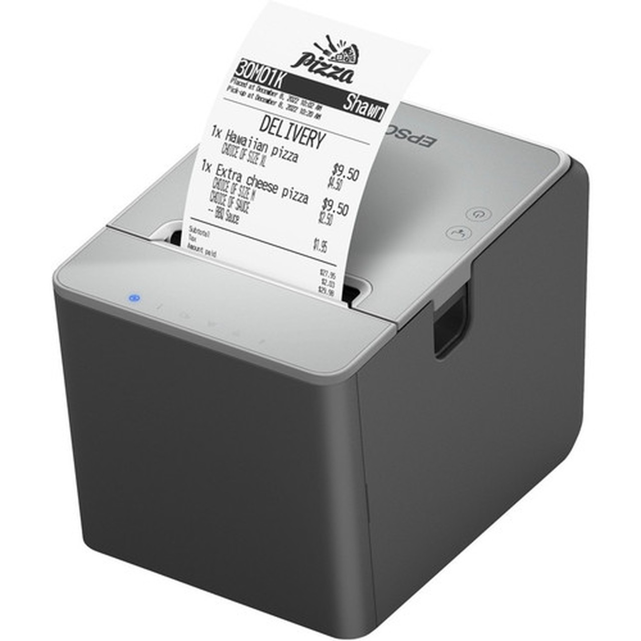 Epson OmniLink TM-L100 Desktop Direct Thermal Printer - Monochrome - Label Print - Ethernet - USB - USB Host - Bluetooth - With Cutter C31CJ52021
