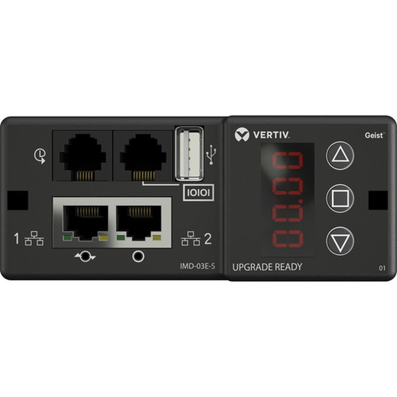 VERTIV GU NI30684 PDU - Monitored - NEMA L6-30P - 230 V AC - Network RJ-45 - 10 ft Cord Length - 0U - Vertical - Rack-mountable - VP43301