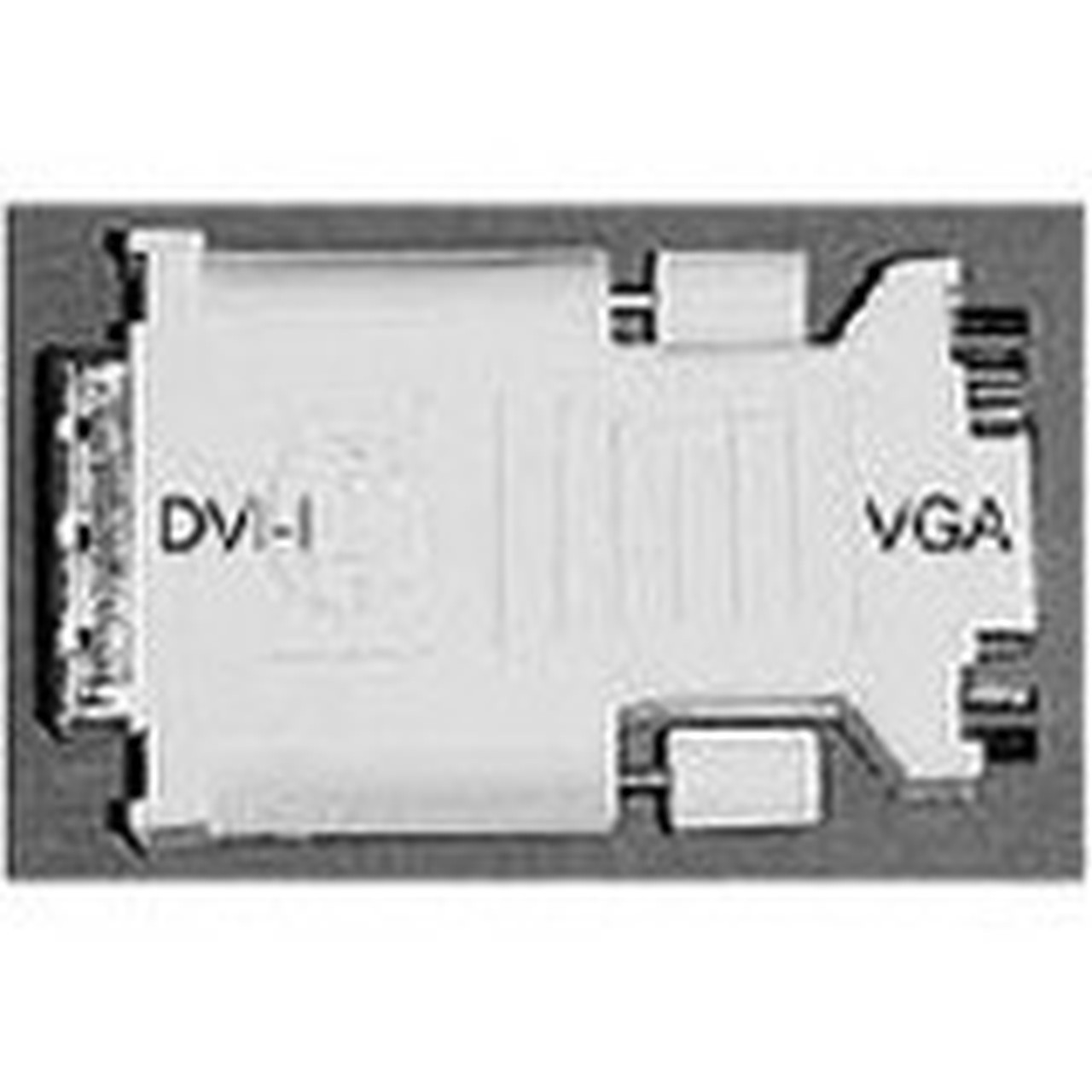 Dell Adapter - DVI-to-VGA - 1 x DVI-I Digital Video Male - 1 x 15-pin HD-15 VGA Female 320-1615