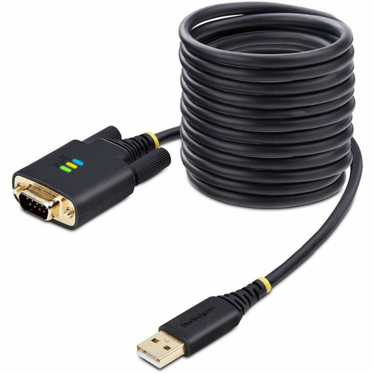 StarTechcom 10ft 3m USB to Serial Adapter Cable COM Retention FTDI DB9 RS232 Interchangeable DB9 ScrewsNuts - Add a DB9 port 1P10FFC-USB-SERIAL