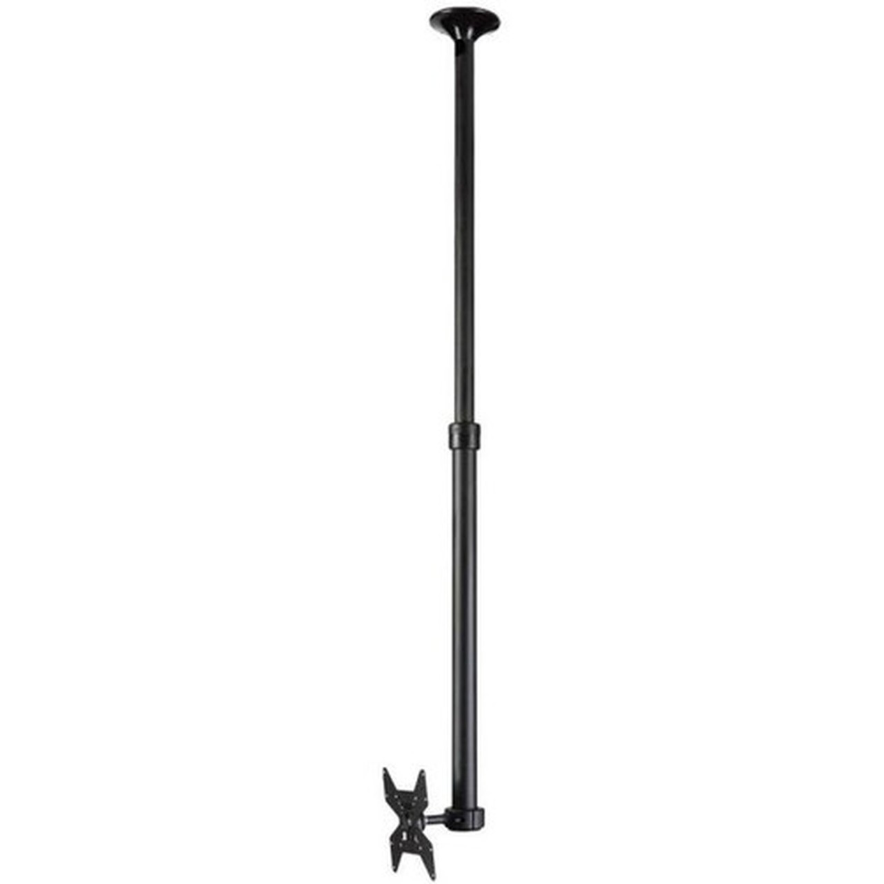 Atdec ceiling mount for medium display long pole - Loads up to 55lb - Black - VESA 200x200 - Upgradeable - 360deg display rotation TH-1040-CTL