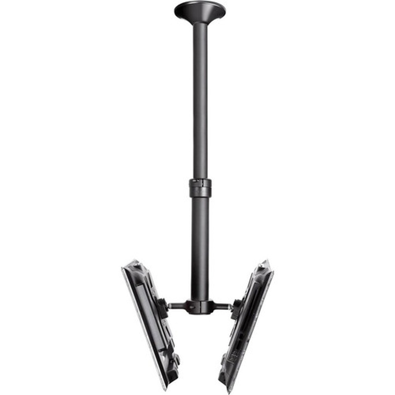 Atdec ceiling mount for medium display long pole - Loads up to 55lb - Black - VESA 200x200 - Upgradeable - 360deg display rotation TH-1040-CTL