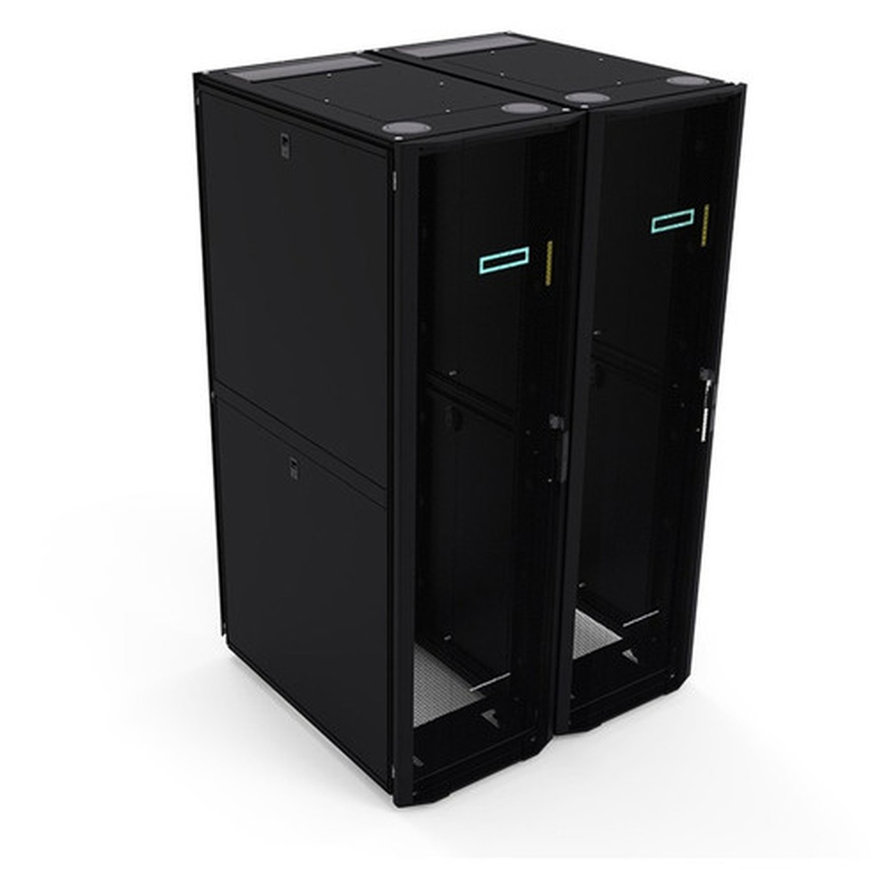 HPE 42U 800mmx1200mm G2 Kitted Advanced Pallet Rack with Side Panels and Baying - For Server KVM Switch - 42U Rack Height - Floor - - P9K15A