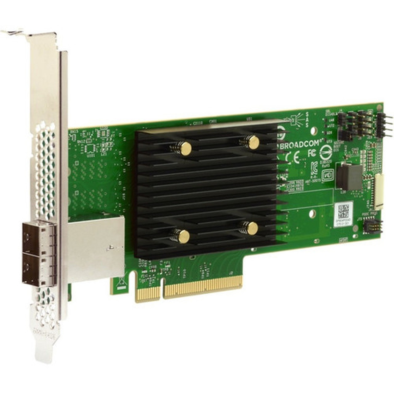 Lenovo ThinkSystem 440-8e SASSATA PCIe Gen4 12Gb HBA - 12Gbs SAS - PCI Express 40 x8 - Plug-in Card - JBOD RAID Level - 2x Mini-SAS 4Y37A78837
