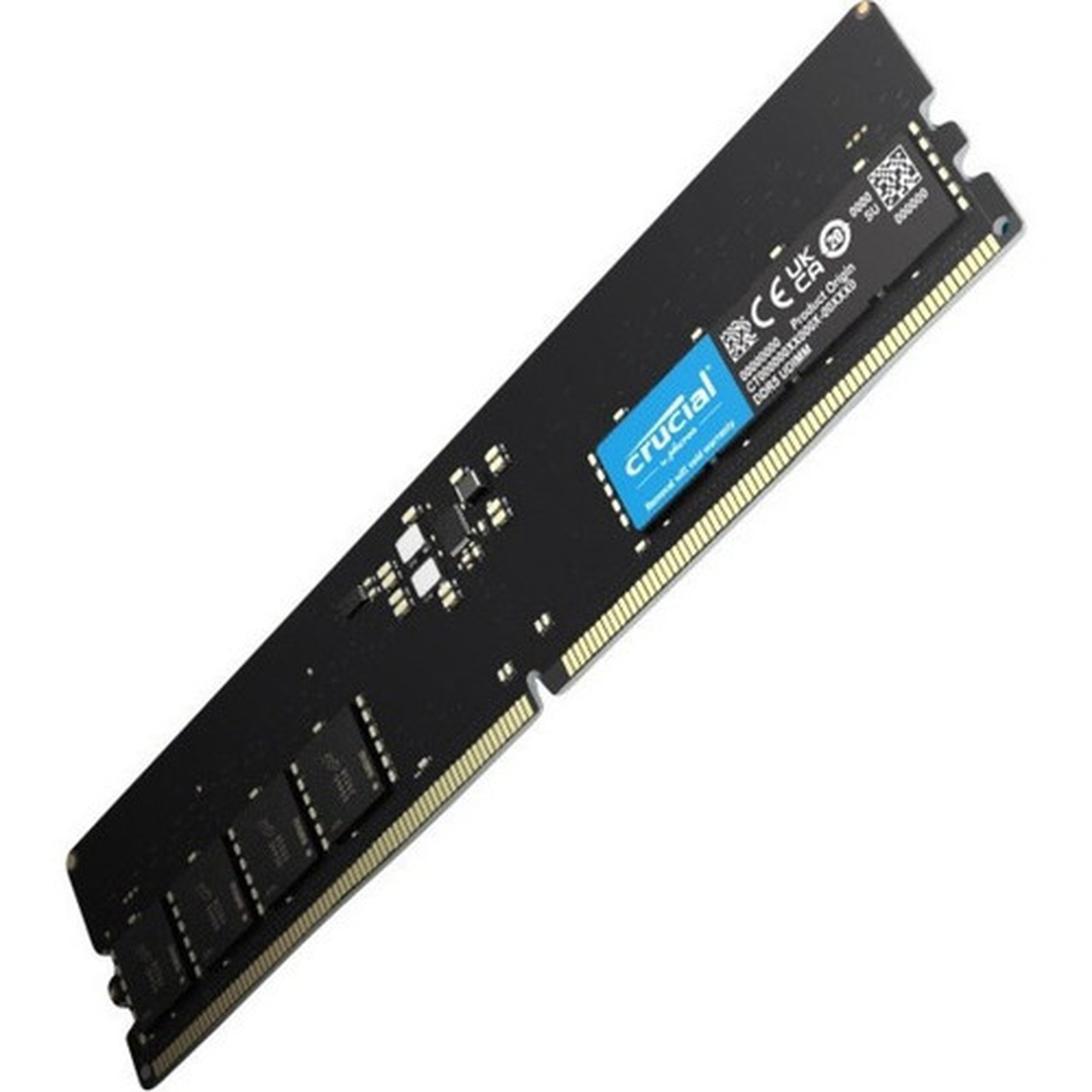Crucial 8GB DDR5 SDRAM Memory Module - For Motherboard Desktop PC - 8 GB - DDR5-4800PC5-38400 DDR5 SDRAM - 4800 MHz - CL40 - 110 V CT8G48C40U5