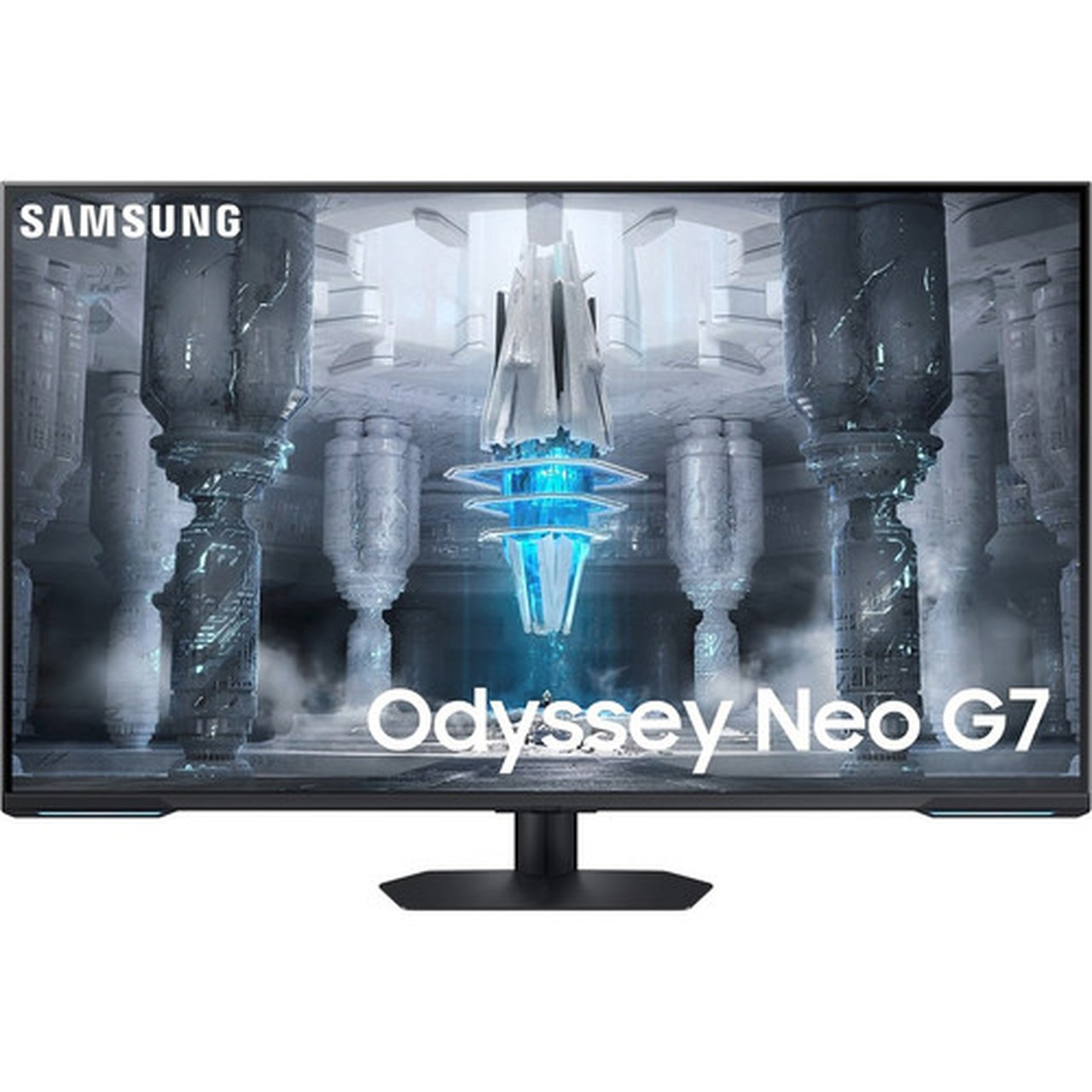 Samsung Odyssey Neo G7 S43CG702NN 43 Class 4K UHD Smart Gaming Mini LED Monitor - 169 - Black White - 43 Viewable - Vertical VA LS43CG702NNXZA